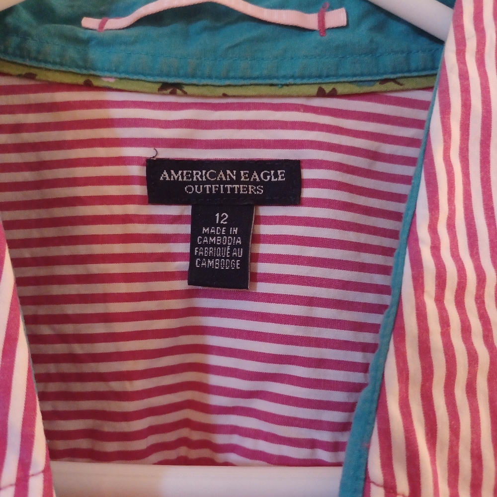 American Eagle button down blouse - Picture 2 of 3
